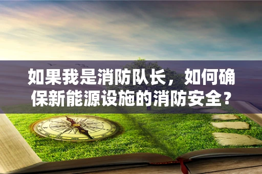 如果我是消防队长，如何确保新能源设施的消防安全？