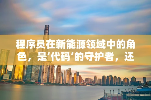 程序员在新能源领域中的角色，是‘代码’的守护者，还是创新的推手？