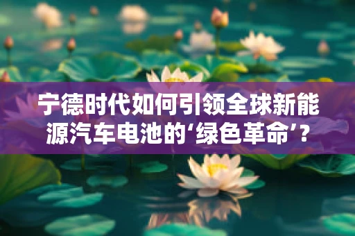 宁德时代如何引领全球新能源汽车电池的‘绿色革命’？