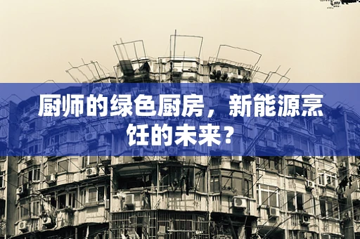 厨师的绿色厨房，新能源烹饪的未来？
