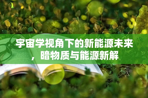 宇宙学视角下的新能源未来，暗物质与能源新解