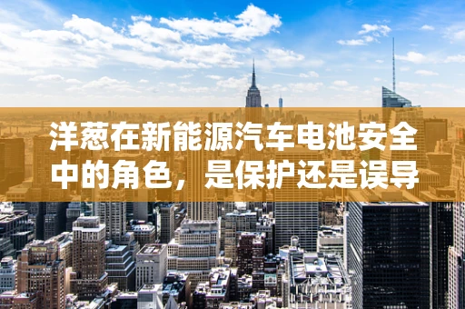洋葱在新能源汽车电池安全中的角色，是保护还是误导？
