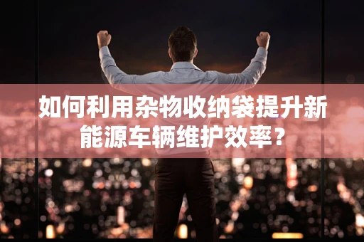 如何利用杂物收纳袋提升新能源车辆维护效率？