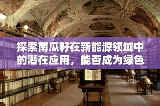 探索南瓜籽在新能源领域中的潜在应用，能否成为绿色能源的新星？