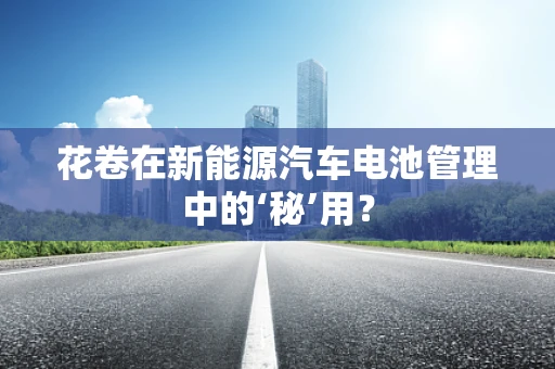 花卷在新能源汽车电池管理中的‘秘’用？
