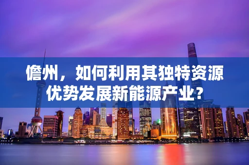 儋州，如何利用其独特资源优势发展新能源产业？
