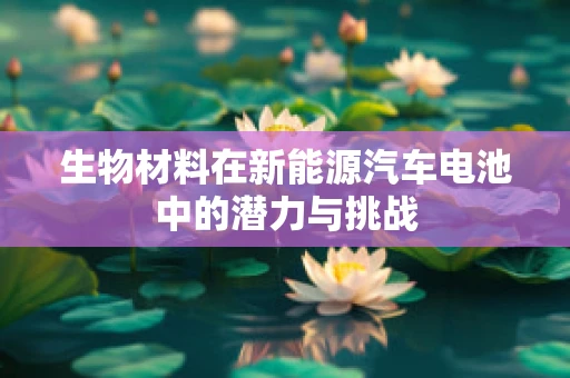 生物材料在新能源汽车电池中的潜力与挑战