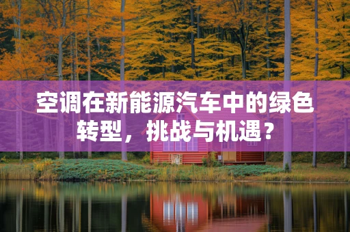 空调在新能源汽车中的绿色转型，挑战与机遇？