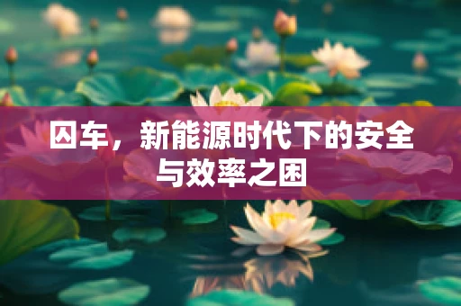 囚车，新能源时代下的安全与效率之困