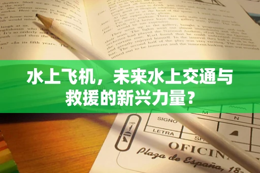水上飞机，未来水上交通与救援的新兴力量？