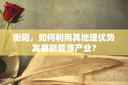 衡阳，如何利用其地理优势发展新能源产业？