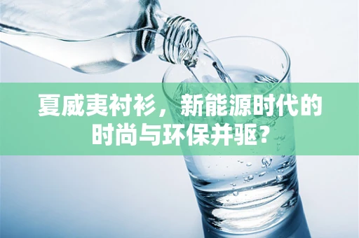 夏威夷衬衫，新能源时代的时尚与环保并驱？