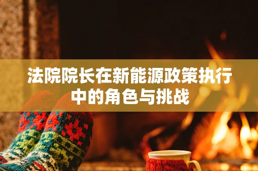 法院院长在新能源政策执行中的角色与挑战