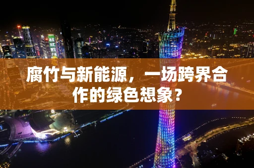 腐竹与新能源，一场跨界合作的绿色想象？