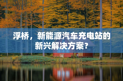 浮桥，新能源汽车充电站的新兴解决方案？