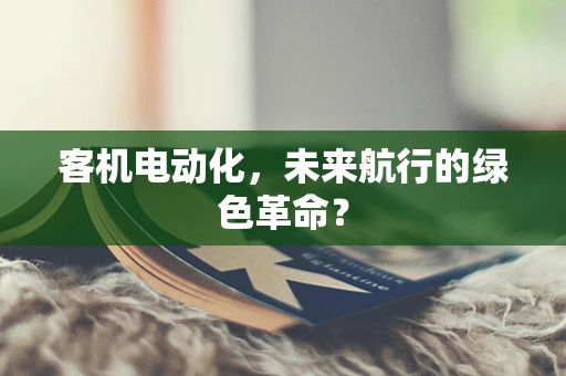 客机电动化，未来航行的绿色革命？