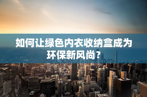 如何让绿色内衣收纳盒成为环保新风尚？