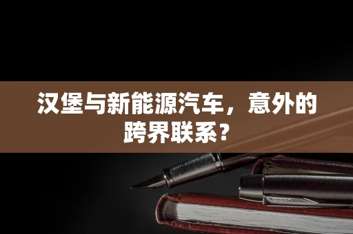 汉堡与新能源汽车，意外的跨界联系？