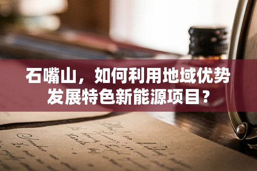 石嘴山，如何利用地域优势发展特色新能源项目？