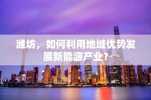 潍坊，如何利用地域优势发展新能源产业？