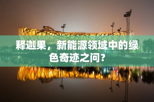释迦果，新能源领域中的绿色奇迹之问？