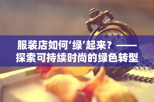 服装店如何‘绿’起来？——探索可持续时尚的绿色转型之路