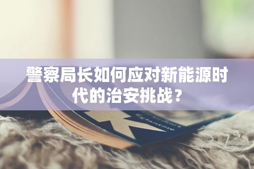 警察局长如何应对新能源时代的治安挑战？