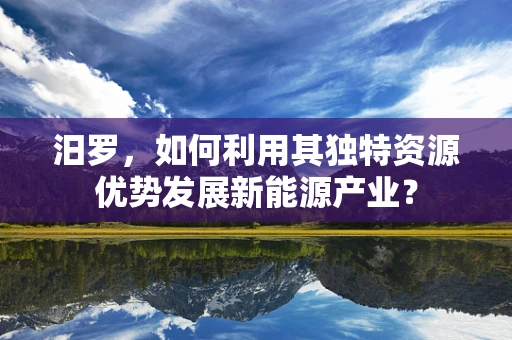 汨罗，如何利用其独特资源优势发展新能源产业？