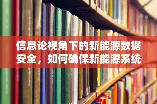 信息论视角下的新能源数据安全，如何确保新能源系统在信息洪流中的稳健运行？