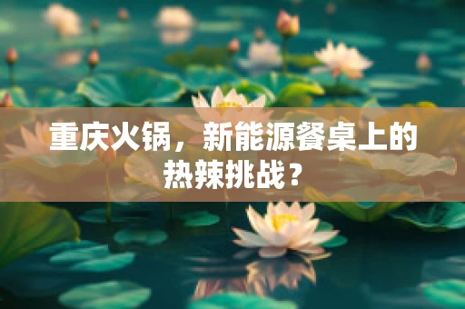 重庆火锅，新能源餐桌上的热辣挑战？