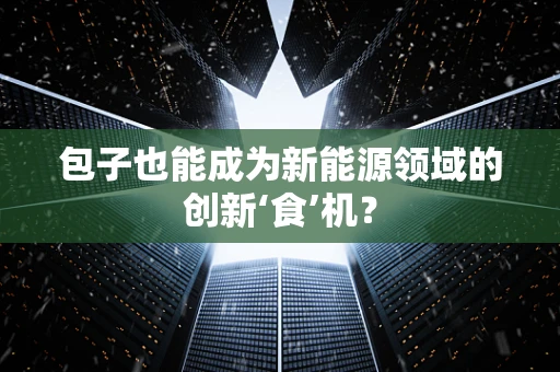 包子也能成为新能源领域的创新‘食’机？