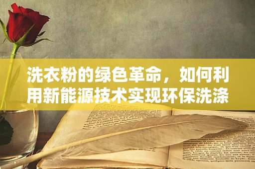 洗衣粉的绿色革命，如何利用新能源技术实现环保洗涤？