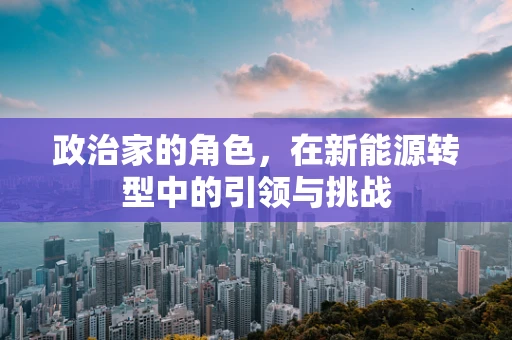 政治家的角色，在新能源转型中的引领与挑战