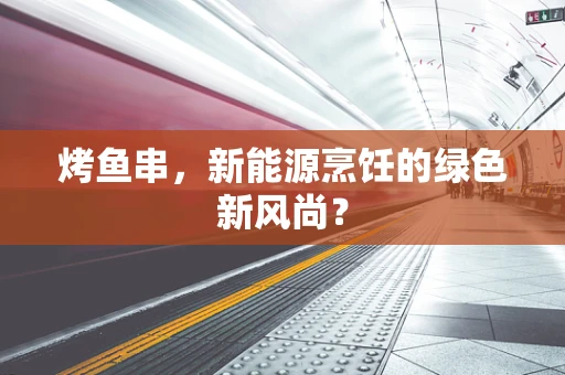 烤鱼串，新能源烹饪的绿色新风尚？