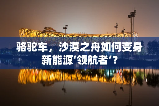 骆驼车，沙漠之舟如何变身新能源‘领航者’？