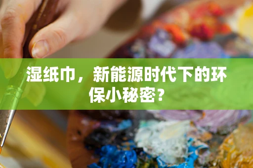 湿纸巾，新能源时代下的环保小秘密？