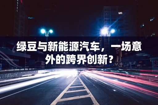 绿豆与新能源汽车，一场意外的跨界创新？