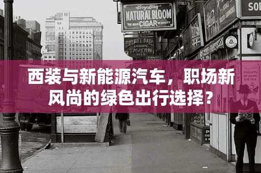 西装与新能源汽车，职场新风尚的绿色出行选择？