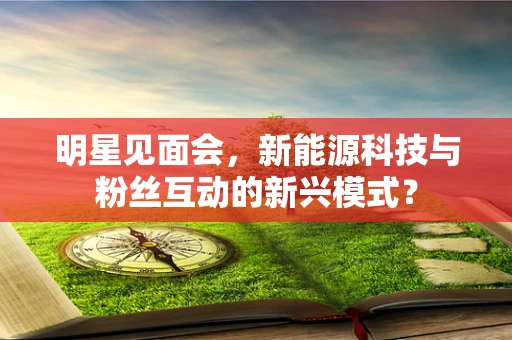 明星见面会，新能源科技与粉丝互动的新兴模式？