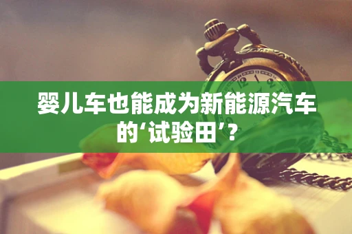 婴儿车也能成为新能源汽车的‘试验田’？