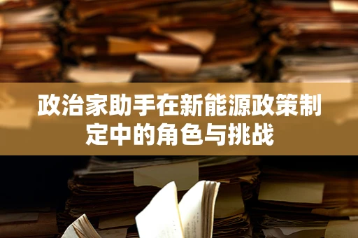 政治家助手在新能源政策制定中的角色与挑战