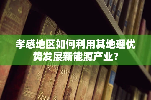 孝感地区如何利用其地理优势发展新能源产业？