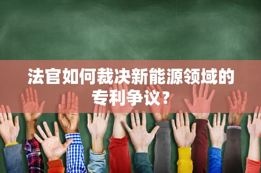 法官如何裁决新能源领域的专利争议？