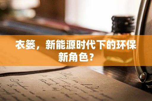 衣篓，新能源时代下的环保新角色？
