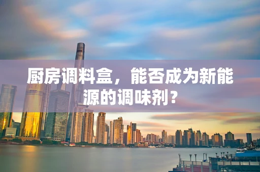 厨房调料盒，能否成为新能源的调味剂？