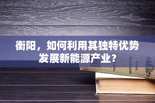 衡阳，如何利用其独特优势发展新能源产业？