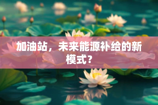 加油站，未来能源补给的新模式？