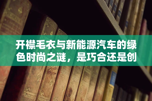 开襟毛衣与新能源汽车的绿色时尚之谜，是巧合还是创新启示？