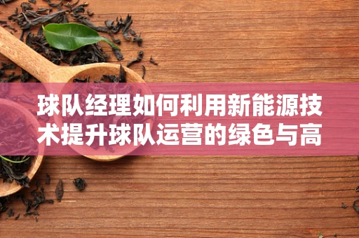 球队经理如何利用新能源技术提升球队运营的绿色与高效？
