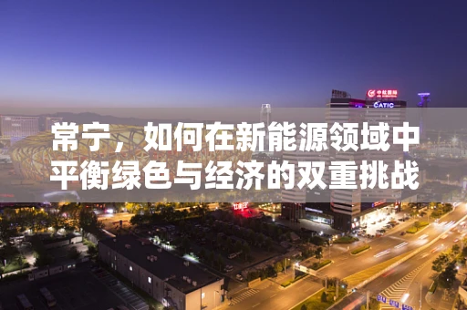 常宁，如何在新能源领域中平衡绿色与经济的双重挑战？